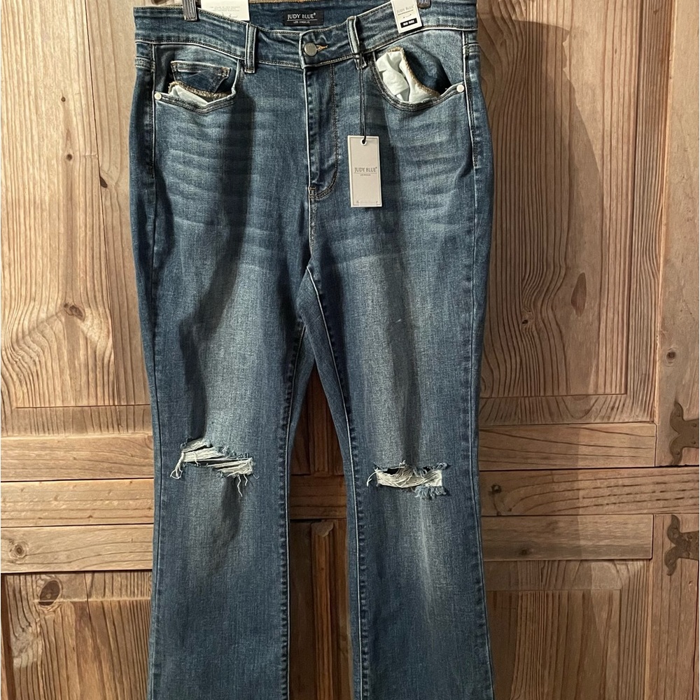 Judy Blues 18w ladies blue jeans bootcut
